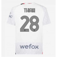 AC Milan Malick Thiaw #28 Vonkajší futbalový dres 2023-24 Krátky Rukáv